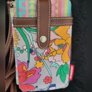 Floral unionbay wallet and phone purse